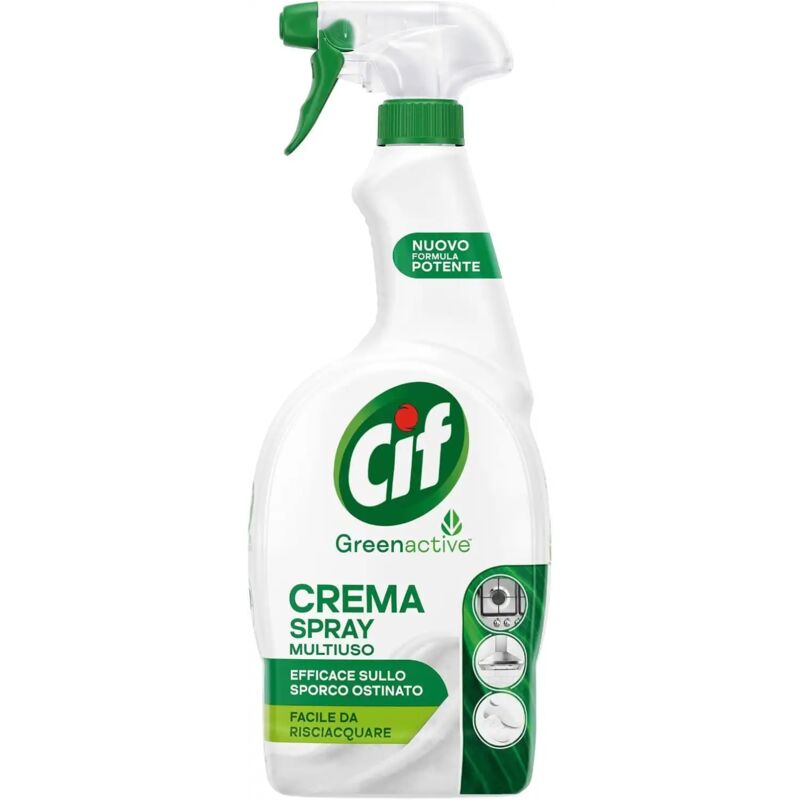 foto del prodotto cif crema spray multiuso nuova formula green active 650ml formula potenziata