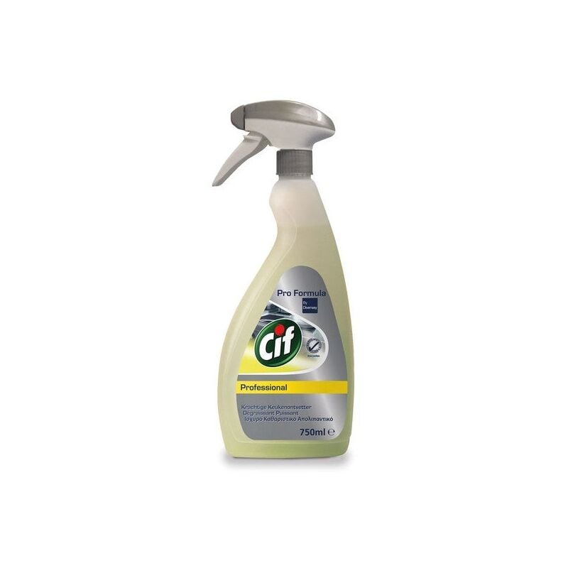 foto del prodotto cif pro detergente sgrassante concentrato per cucina spray 750ml pro formula