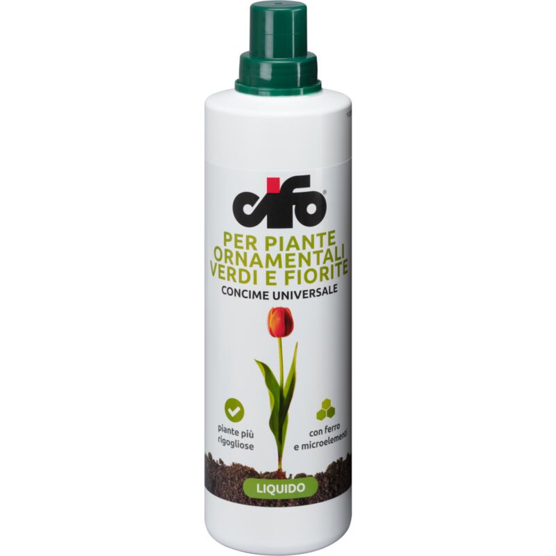 foto del prodotto cifo concime liquido universale disponibile nei formati 500 ml 1 l size 1 lt