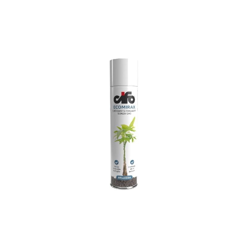 foto del prodotto cifo ecomirax spray lucidante fogliare ecologico piante fiori 300 ml