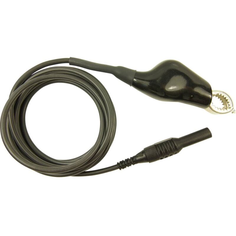 foto del prodotto cih22105 cavo di misura spina 4 mm morsetto a coccodrillo 2.00 m nero 1 pz. cliff