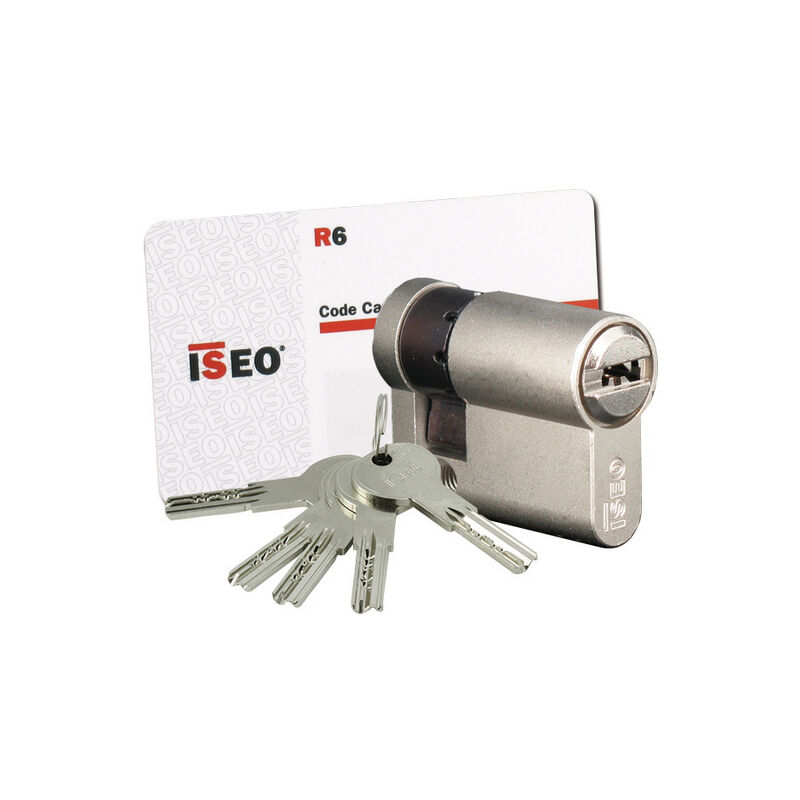 foto del prodotto cilindro cavers iseo city isr6 nichelato 30 x 10 mm