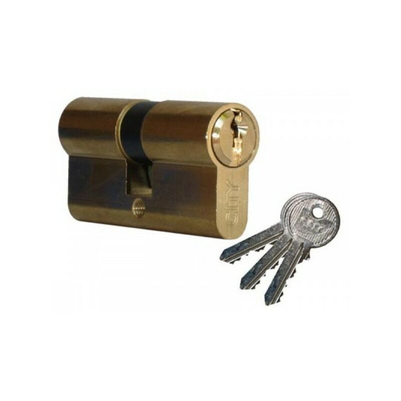 foto del prodotto cilindro city iseo 40x40mm ottone lucido vari v03 kcf005503 520940407v03