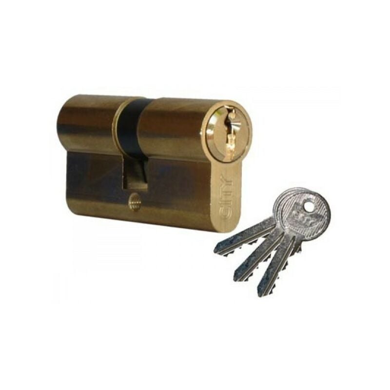 foto del prodotto cilindro city iseo 40x40mm ottone lucido vari v04 kcf005504 520940407v04