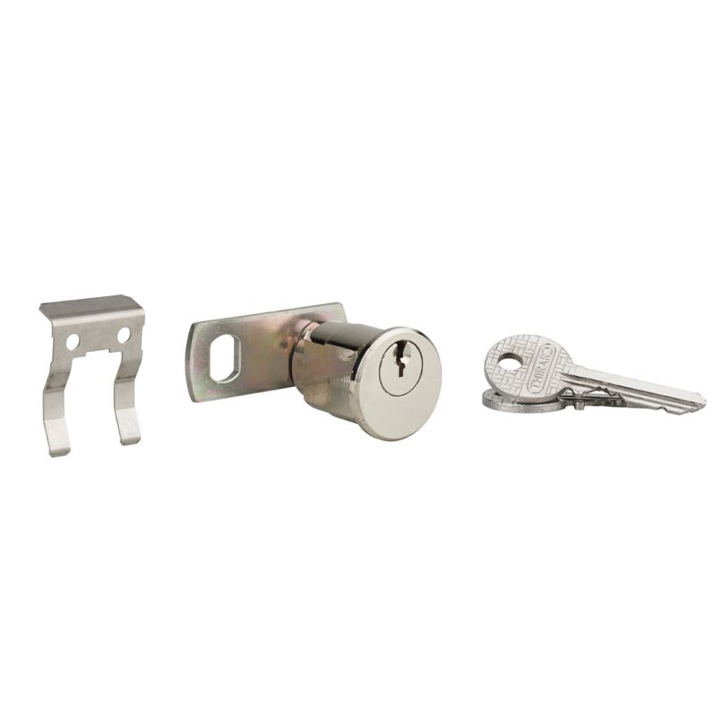 foto del prodotto cilindro con camme per cassette postali, spessore massimo 23mm, cromato, 3 chiavi thirard