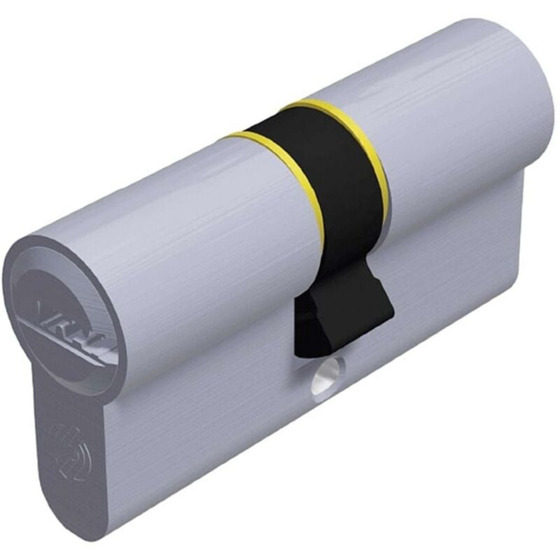 foto del prodotto cilindro cromo satinato k2 5 chiavi mm. 120 50 70 securemme