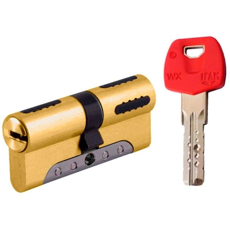 foto del prodotto cilindro di alta sicurezza wx1000, 30x50 mm, serratura per porta esterna, profilo europeo, resistente all effrazione, anti scasso, anti trapano,