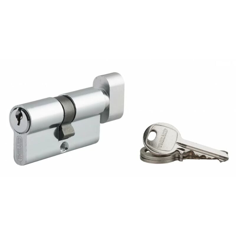 foto del prodotto cilindro di chiusura ecopro con pomolo nichelato 30 x 30 varie thirard 00007068
