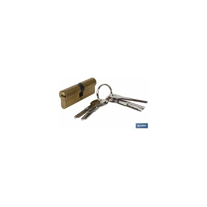 foto del prodotto cilindro di sicurezza doppia frizione 40 40 l. ottone lungo