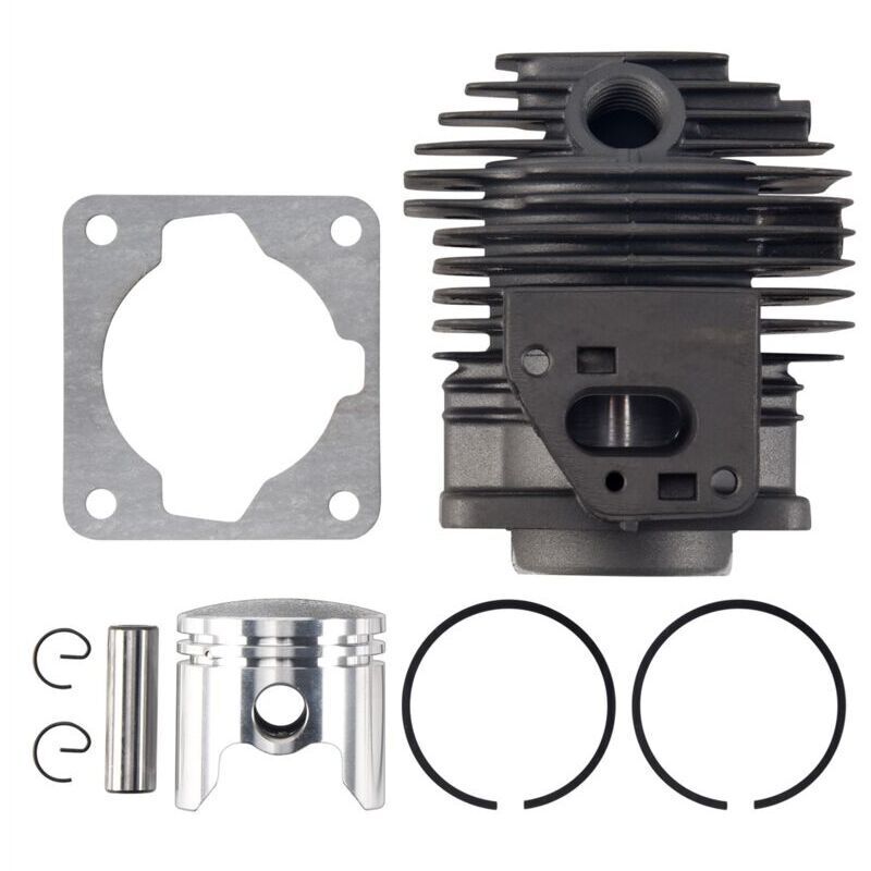 foto del prodotto cilindro e pistone da 36 mm per decespugliatore mitsubish tl33 1e36f-2gn b33b 33 cc. decespugliatore.