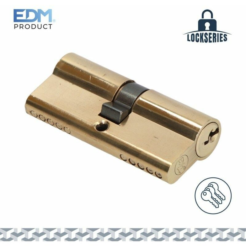 foto del prodotto cilindro edm 85164 r15 dorato ottone leva lunga europeo