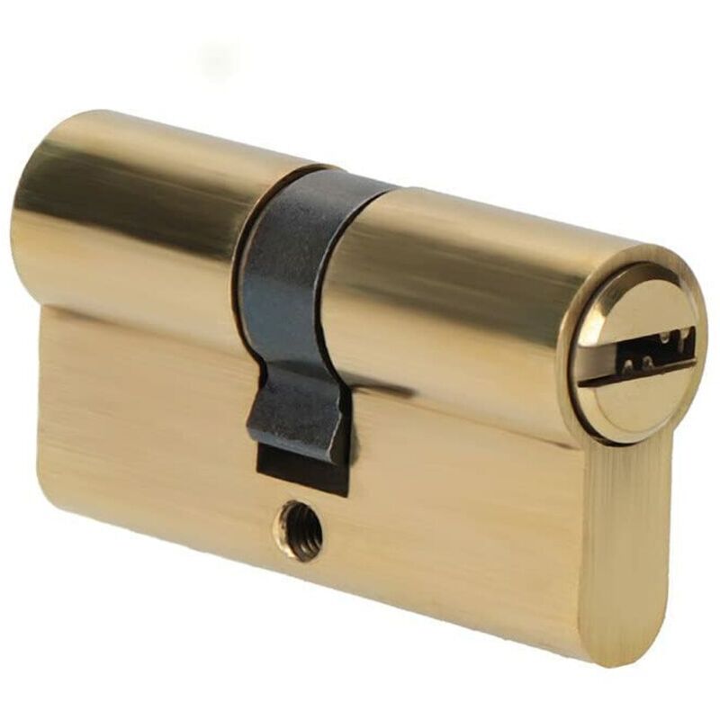 foto del prodotto cilindro edm 85186 r13 dorato ottone leva corta 60 x 30 x 17 mm europeo