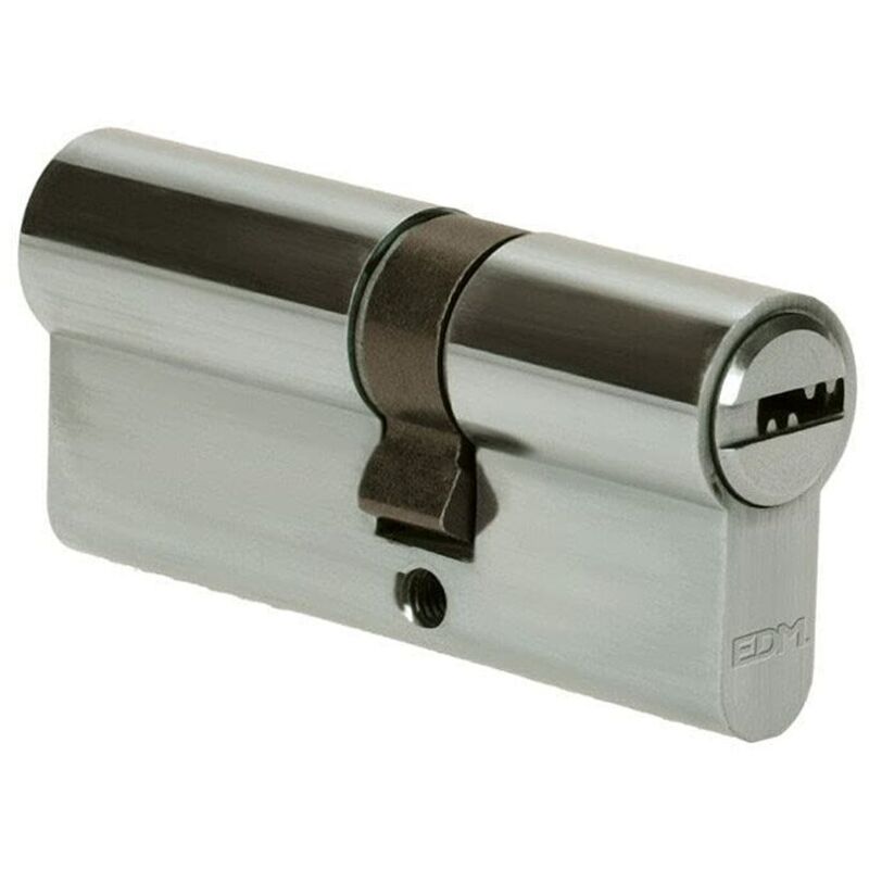 foto del prodotto cilindro edm r15 europeo leva lunga argentato nichel 70 mm 