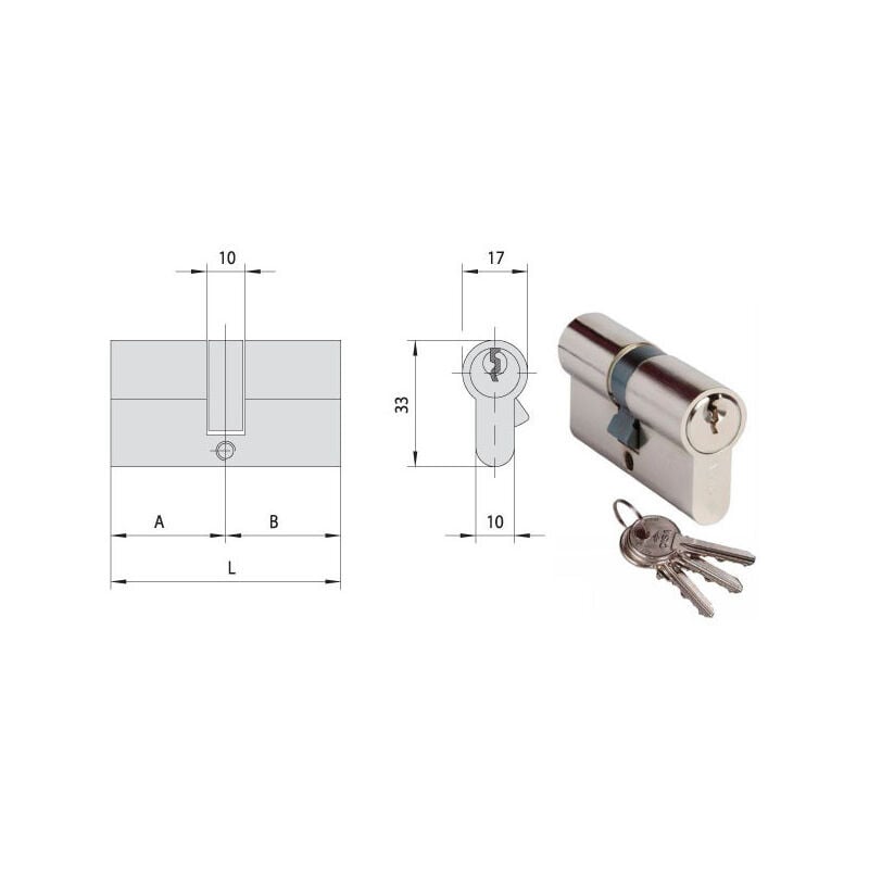 foto del prodotto cilindro inf. 69,0 34,5 34,5 ka n0g300 13 0 cisa