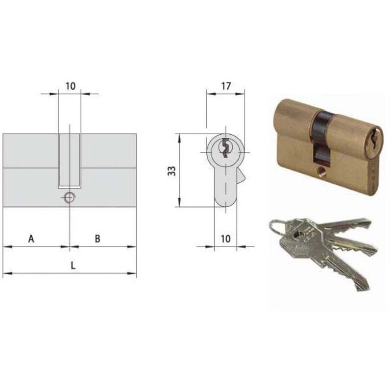 foto del prodotto cilindro inf.yale 79,0-26,5-52,5 0g300-16-0 cisa