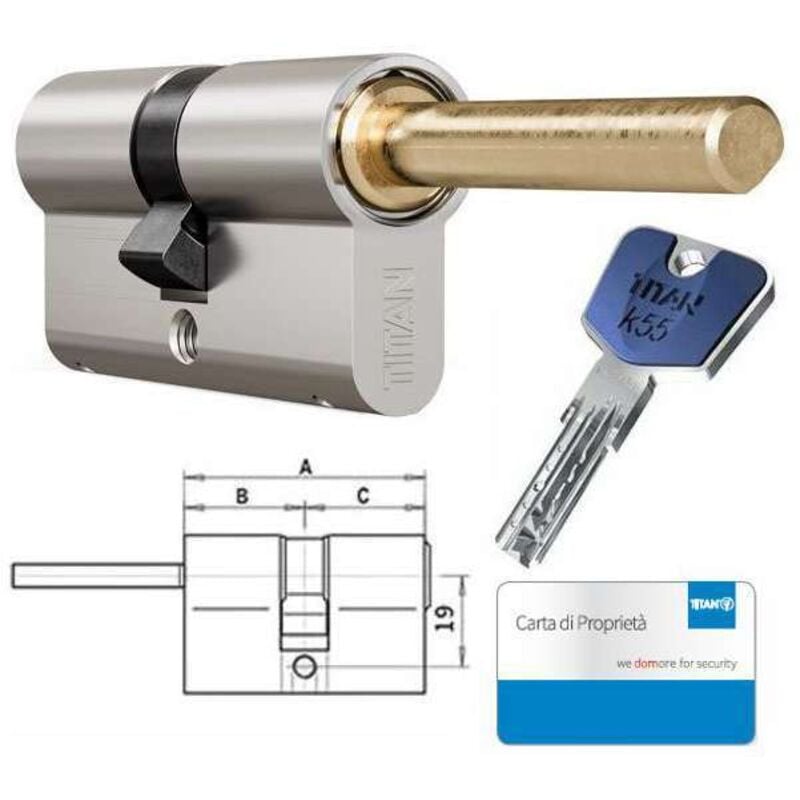 foto del prodotto cilindro infilare 90-60-30 titan t200-pr6030 dom