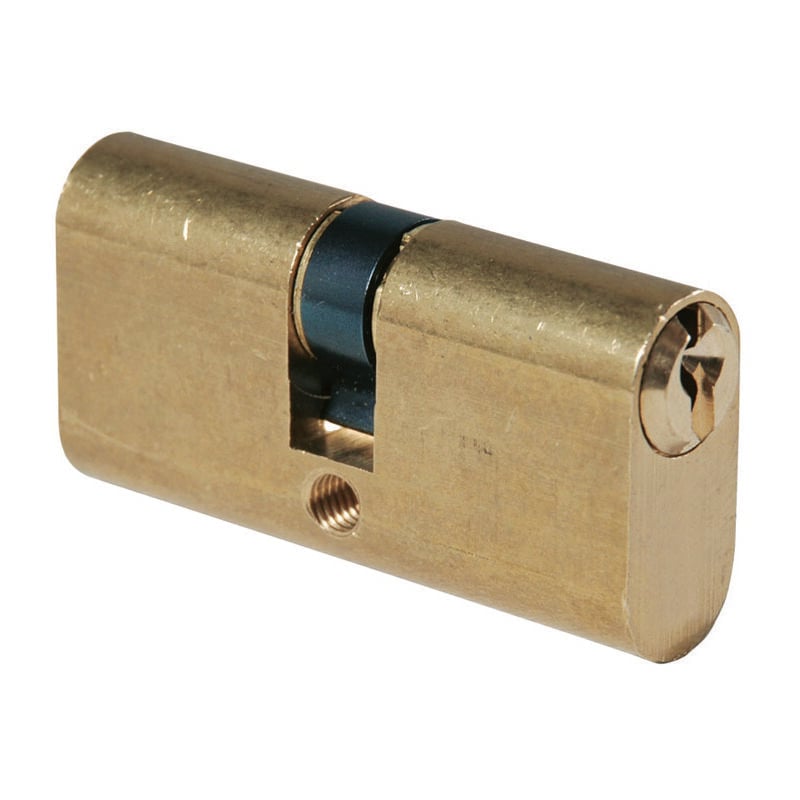 foto del prodotto cilindro infilare ovale ottone lucido 2302 mm.54 centrato 27 27 
