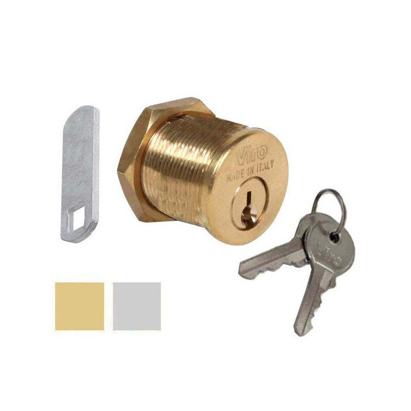foto del prodotto cilindro levetta 20 ottone lucido 1054 viro