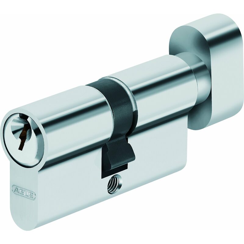 foto del prodotto cilindro per porta con pomello, argento, 46857 abus