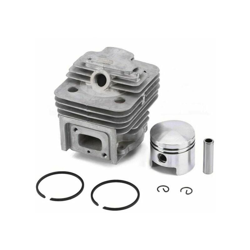 foto del prodotto cilindro pistone decespugliatore trivella 52cc con fasce spinotto guarnizione 17