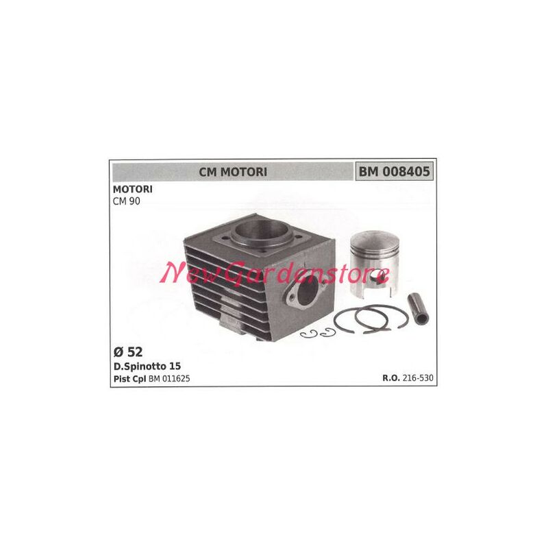 foto del prodotto cilindro pistone segmenti cm motori motore motopompa cm 90 008405