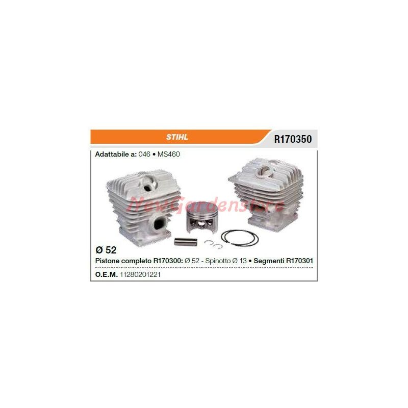 foto del prodotto cilindro pistone segmenti compatibile stihl motosega 046 ms460 r170350