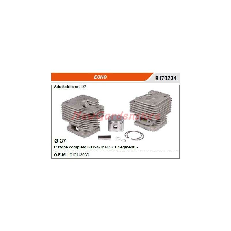 foto del prodotto cilindro pistone segmenti echo motosega 302 r170234