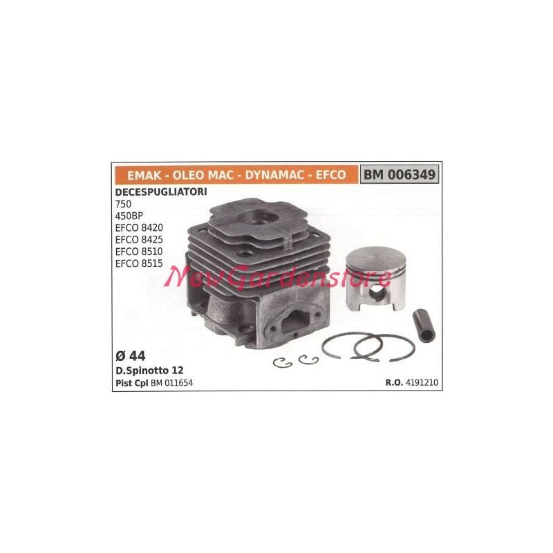 foto del prodotto cilindro pistone segmenti emak motore decespugliatore 750 450bp 006349