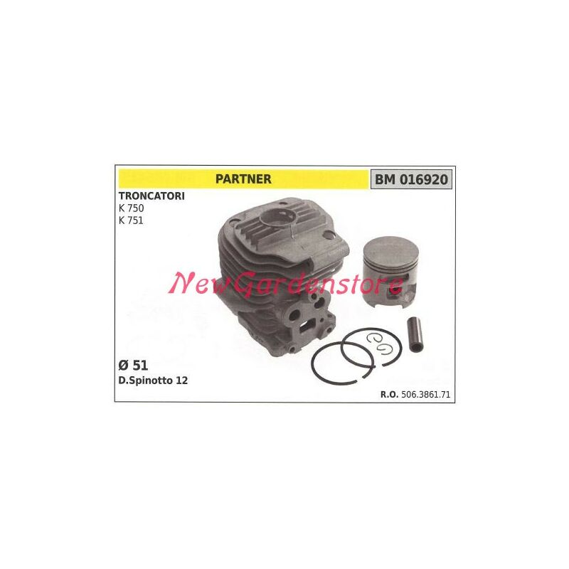 foto del prodotto cilindro pistone segmenti partner motore troncatore k 750 751 016920