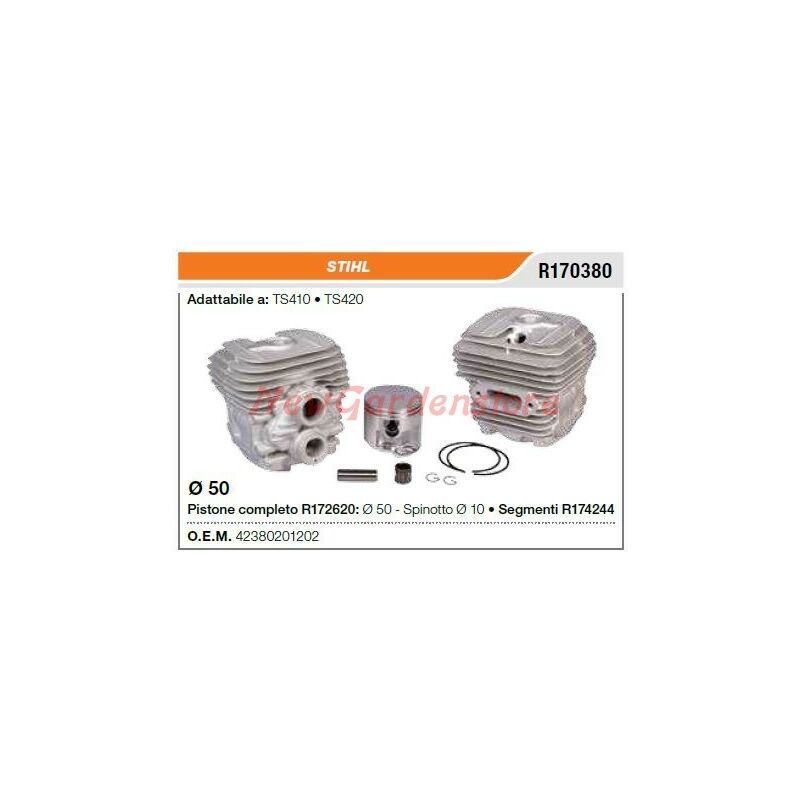 foto del prodotto cilindro pistone segmenti stihl troncatore ts410 420 r170380