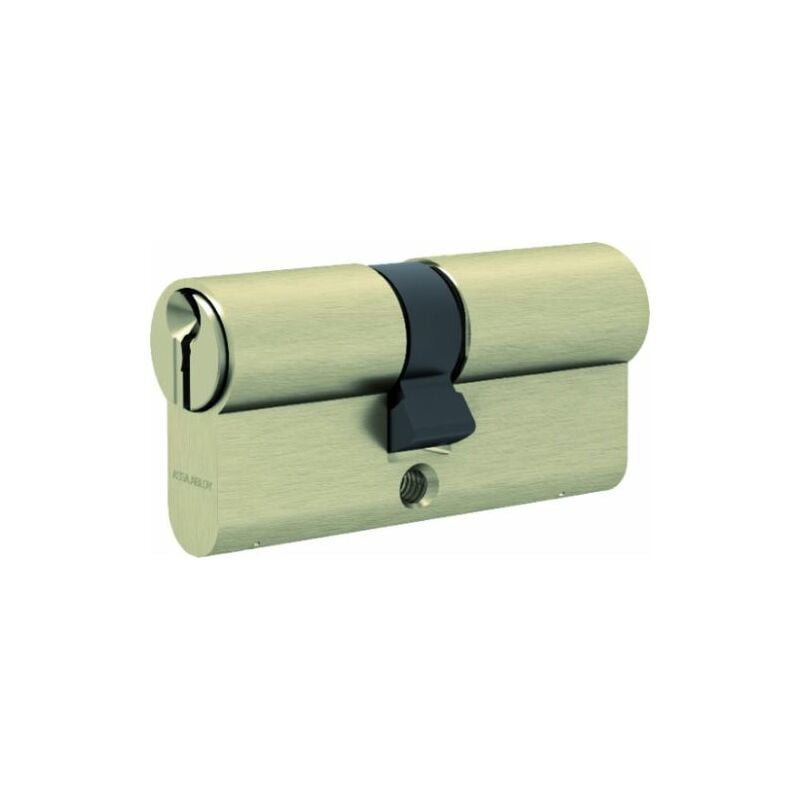 foto del prodotto cilindro sagomato gemma ottone nichelato mm. 55 27,5 27,5 10 pz assa abloy