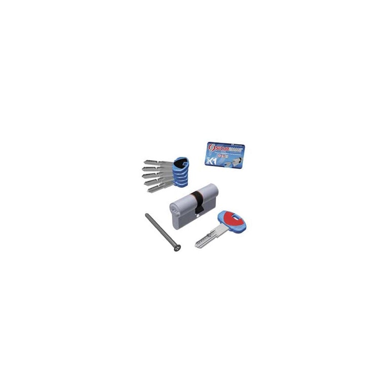 foto del prodotto cilindro sagomato profilo europeo evok1 1 5 chiavi 0k11 serie 3100 mm.45x45 3101ccs45451x5 