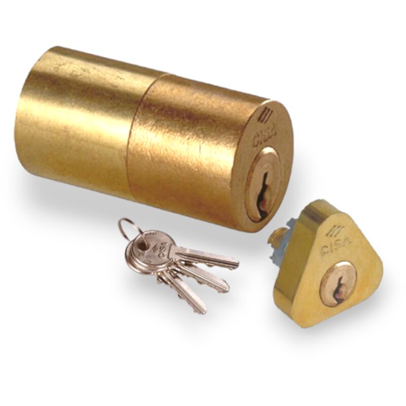 immagine 0 del prodotto cilindro serratura a coppia in ottone 02139