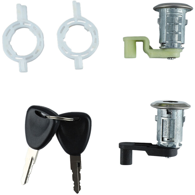 foto del prodotto cilindro serratura portiera auto con 2 chiavi smooth control 7701468981 sostituzione per megane clio thalia - eosnow