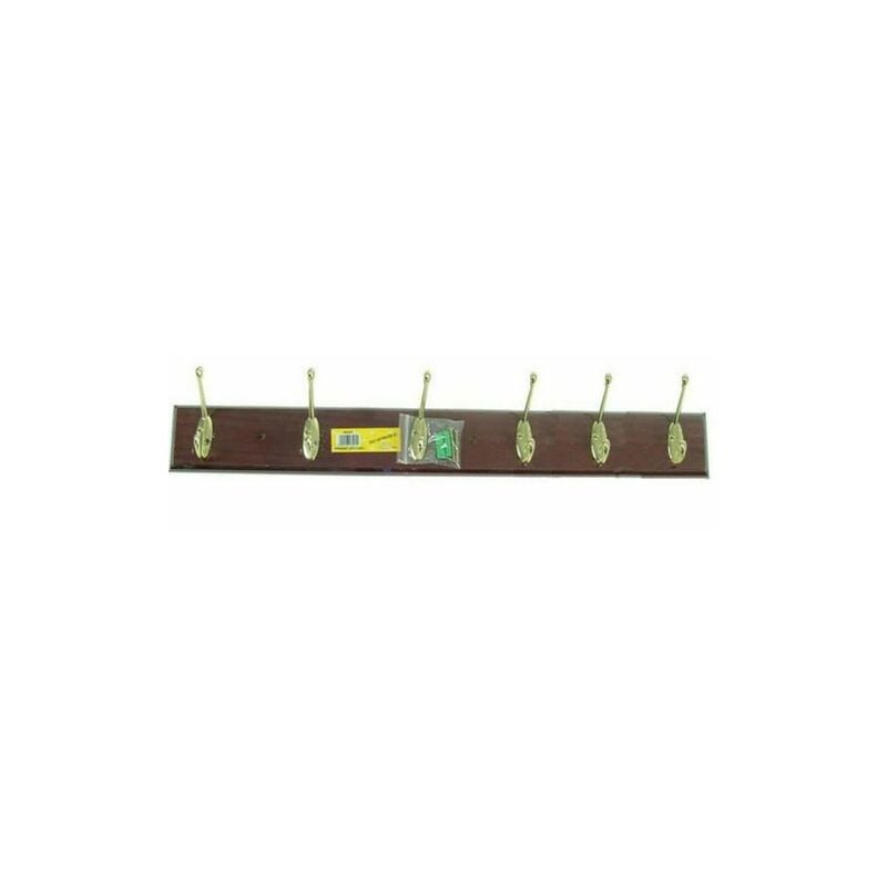 foto del prodotto cilli appendiabito attaccapanni da muro parete in legno 3 4 6 ganci 23873v 6 ganci 23875 