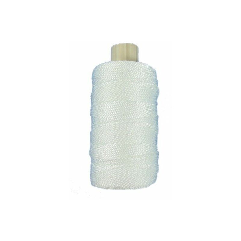 foto del prodotto cilli filo per edilizia in cotone lenza muratore colore bianca bobina metri 500 burg