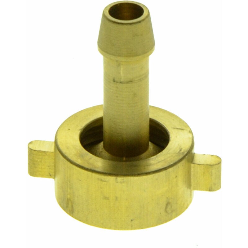 foto del prodotto cilli - raccordo portagomma in ottone dritto con ghiera per tubo irrorazione d8mm x 1 2