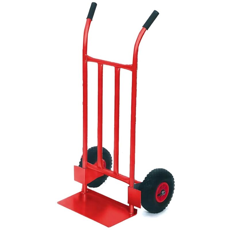 foto del prodotto cilvani carrello portapacchi professionale con ruote pneumatiche portata 200kg