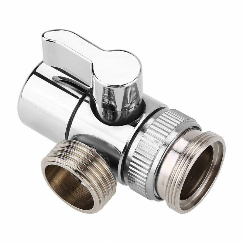 foto del prodotto cilvani deviatore universale con by pass laterale in ottone per doccetta 1 2 