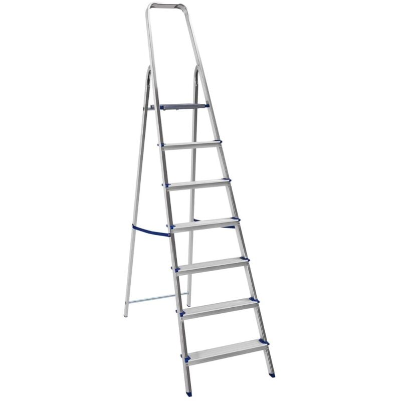 foto del prodotto cilvani scala alluminio 7 gradini piuma portata 100kg