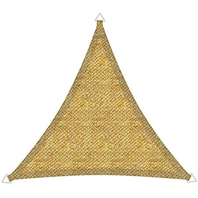 foto del prodotto cilvani tenda a vela ombreggiante parasole triangolare 3,6 3,6x3,6mt beige
