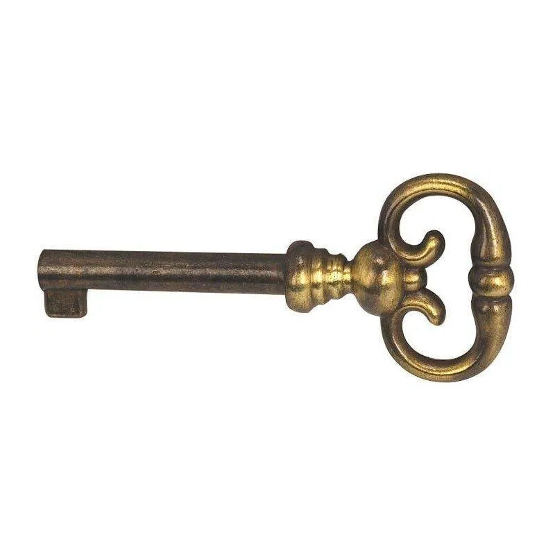 foto del prodotto cime chiave per coscia, bronzo zama, l.70mm, albero 37mm, 1 pezzo con viti.