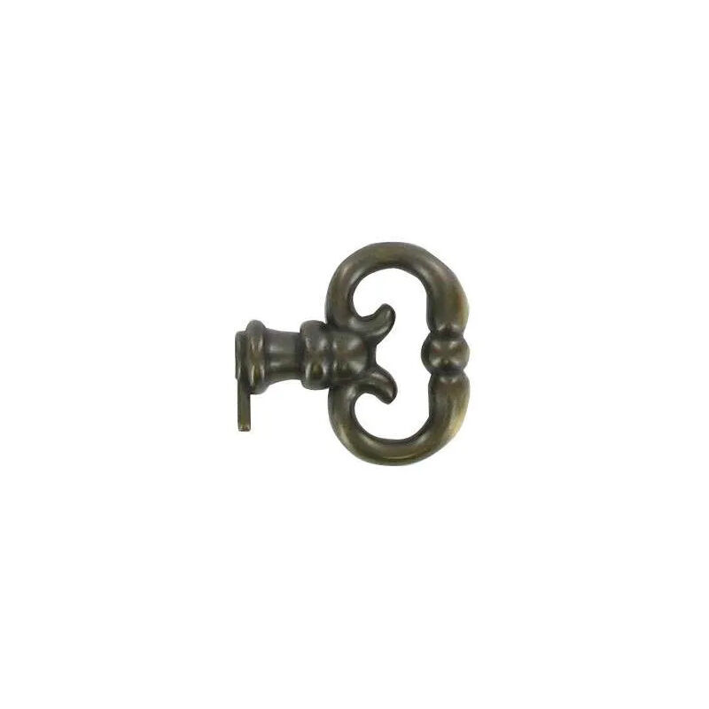 foto del prodotto cime chiave per coscia finta, bronzo zama, h.33mm, l.11mm, m4, 1 pezzo con viti.