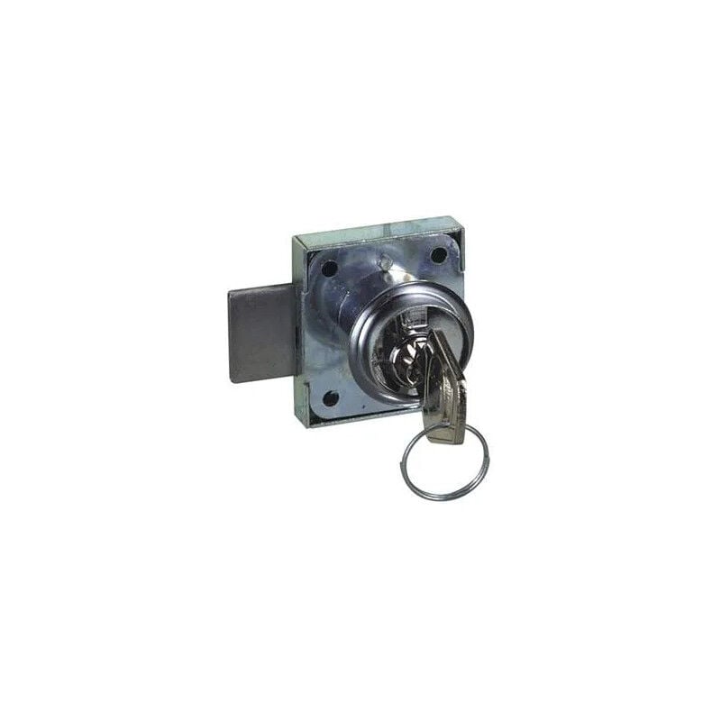 foto del prodotto cime serratura a cilindro da 20 mm per porta destra o sinistra, due chiavi, l35xh40xep9mm.