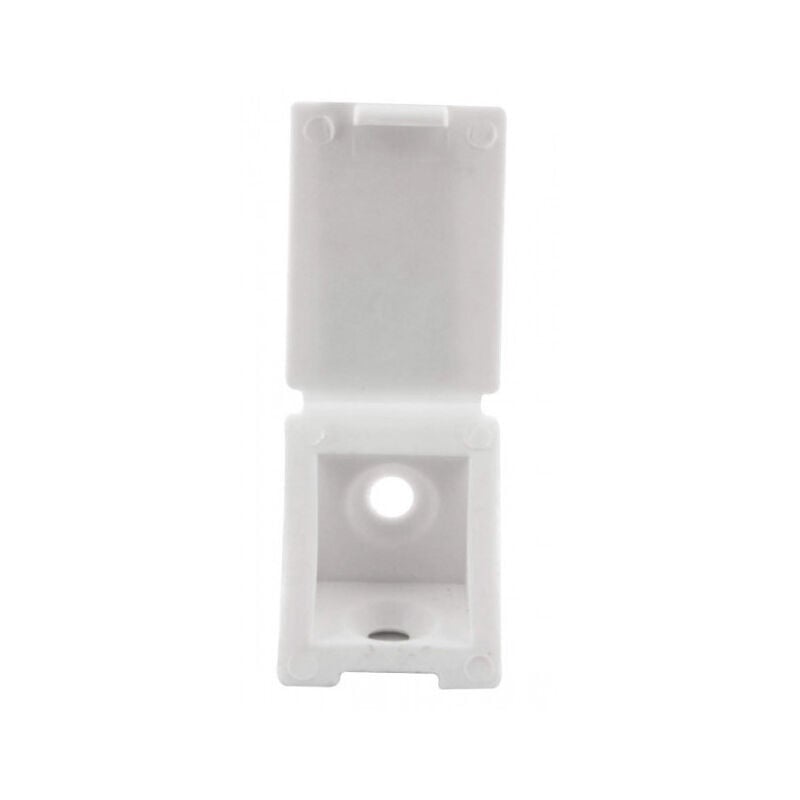 foto del prodotto cime tacchetto singolo quadrato, pvc bianco, l22xh22x23mm, 12 pezzi.