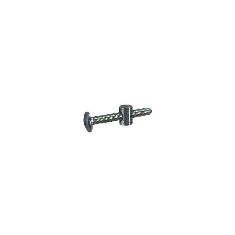 foto del prodotto cime vite 6x50mm perno di montaggio filettato 10x14mm in acciaio galvanizzato, 4 pezzi.