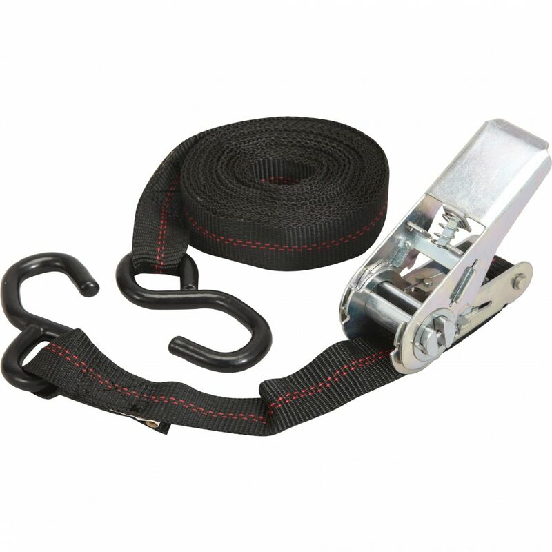 foto del prodotto cinghia con tenditore a cricchetto e gancio x l.5 mx l.25 mm centrale brico