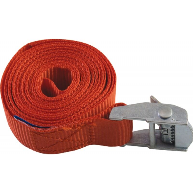 foto del prodotto cinghia di ancoraggio 2,5 metri con morsetto maurer 25 mm 250 kg
