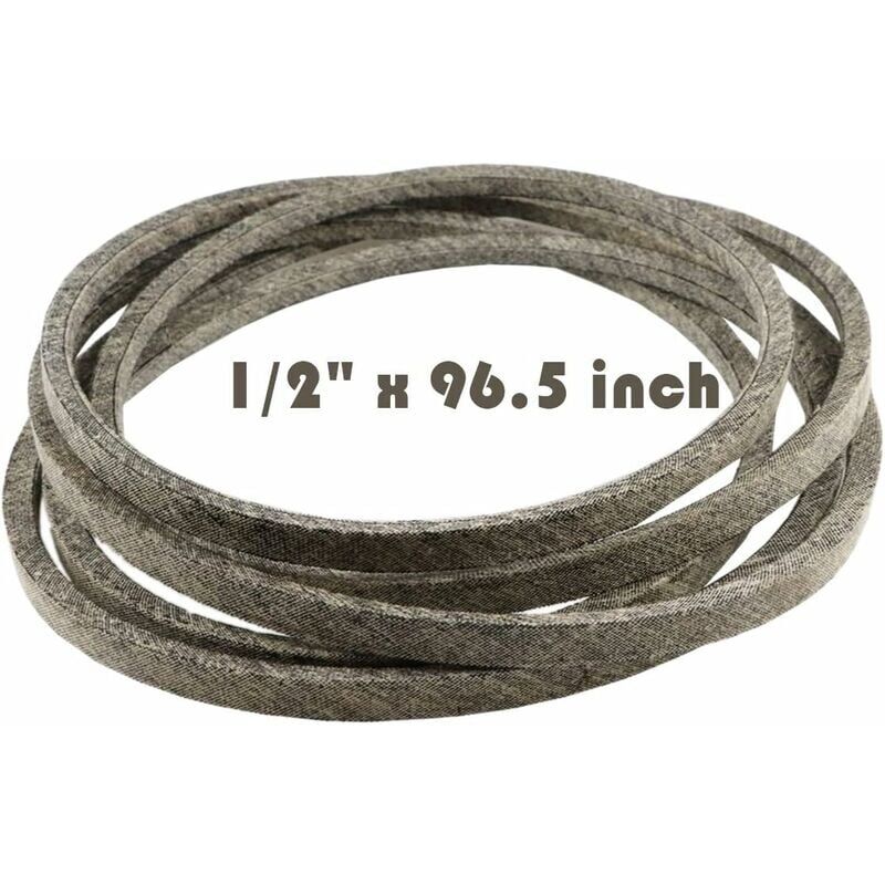foto del prodotto cinghia di trasmissione della lama della piattaforma di taglio del trattore tosaerba per cub cadet 954 04060, 954 04060a, 954 04060b 1 2 x 96,5 in