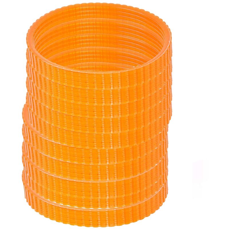 foto del prodotto cinghia di trasmissione per pialla elettrica in poliuretano, larghezza 9,6 mm, 10 pezzi per 1900b arancione sollbry